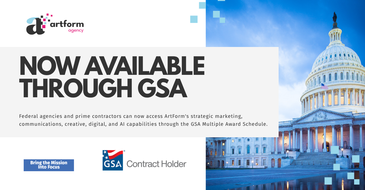 ArtForm now available through GSA